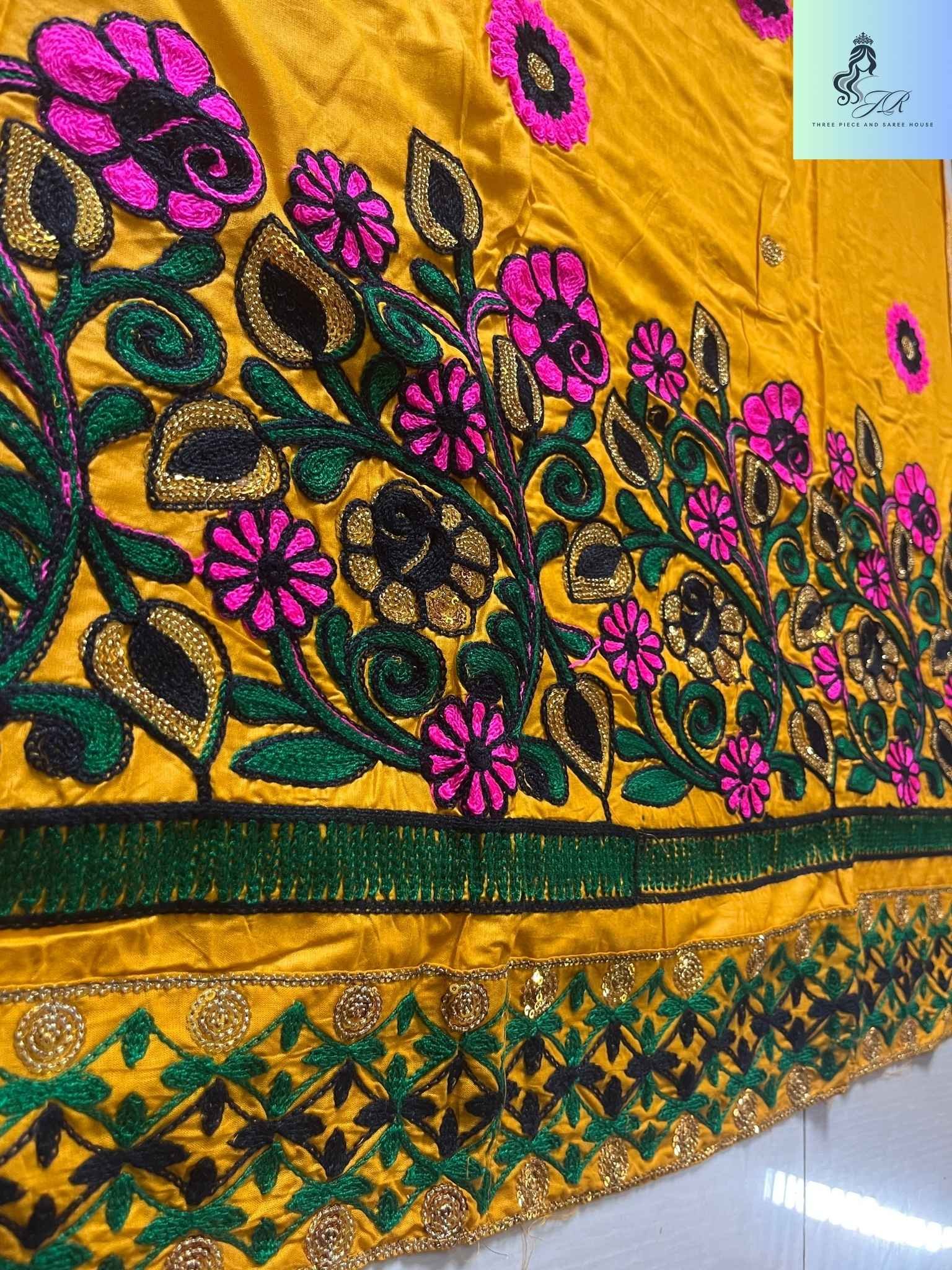 হলুদ থ্রি পিস - Image 2